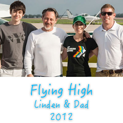 Linden & Dad Flying High – 2012